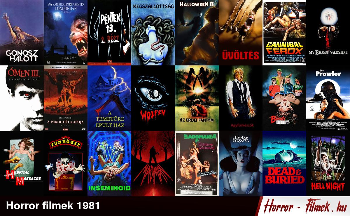 Horror filmek 1981