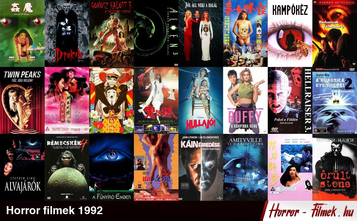 Horror filmek 1992